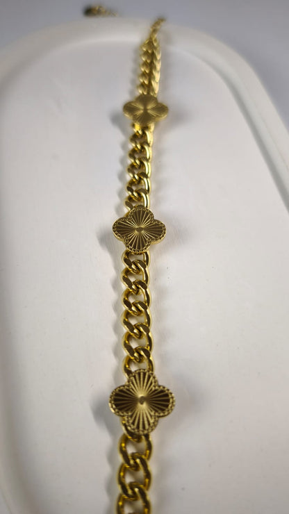 Chaîne Trèfle Van Cleef Bileklik | Chérie - cherieonline Default Title