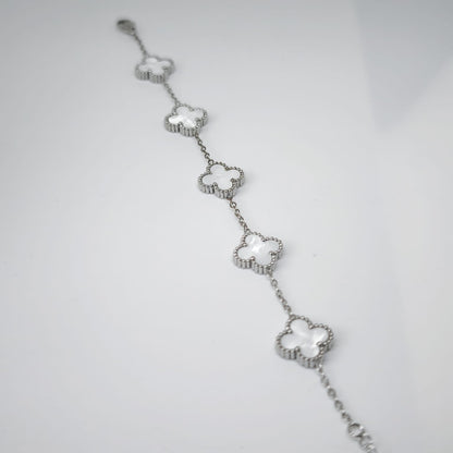 Argent Blanc Van Cleef Bileklik | Chérie - cherieonline Default Title