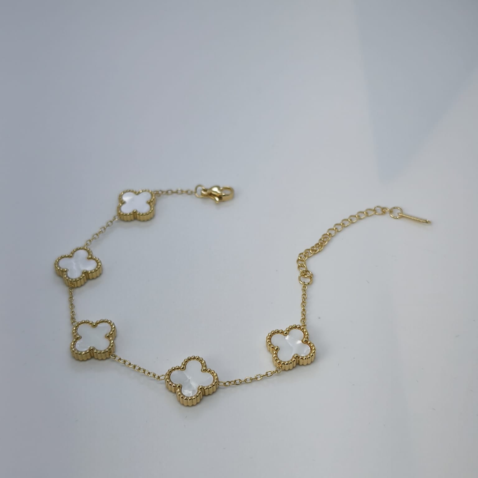 Or Blanc Van Cleef Bileklik | Chérie cherieonline