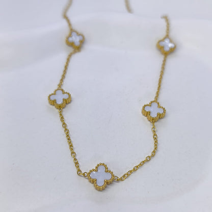 Céleste Beyaz - Van Cleef Yonca Çelik Kolye | Chérie - cherieonline Default Title