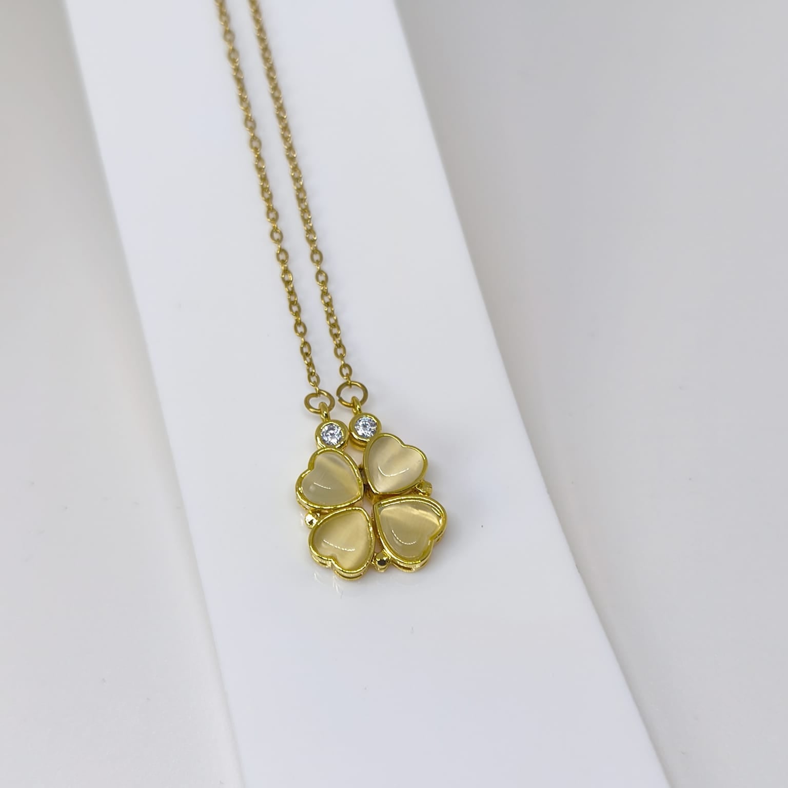 Coeur Trèfle Altın Van Cleef Kolye  | Chérie cherieonline
