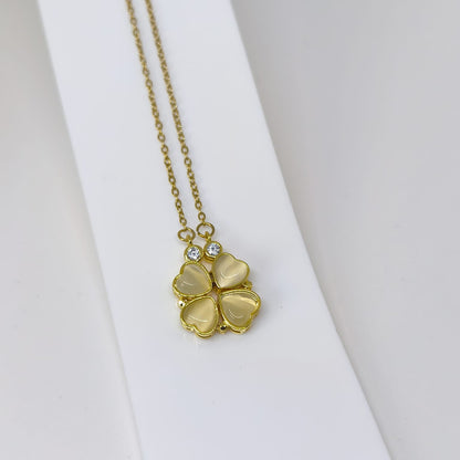 Coeur Trèfle Altın Van Cleef Kolye | Chérie - cherieonline Default Title