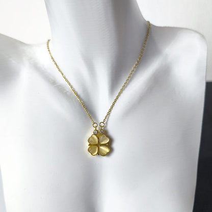 Coeur Trèfle Altın Van Cleef Kolye | Chérie - cherieonline Default Title