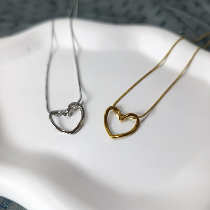 Élégance Collier – Düz zincir 45 cm | Chérie - cherieonline Silver