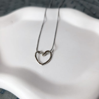 Élégance Collier – Düz zincir 45 cm | Chérie - cherieonline Silver