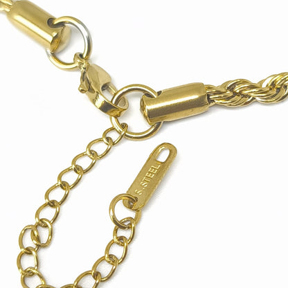 Corde Collier Doré – Halat zincir 4 mm | Chérie - cherieonline Default Title