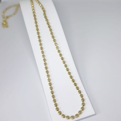 Martelé Collier Doré – Ezme Zincir Kolye | Chérie - cherieonline 40cm