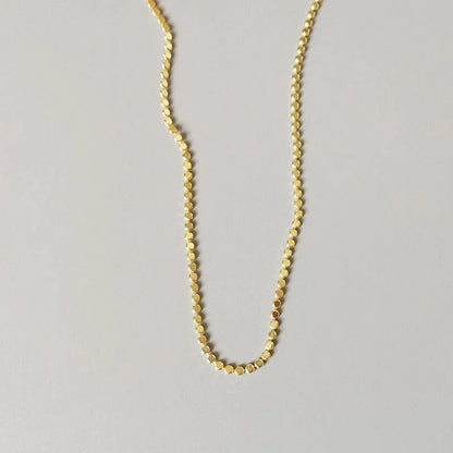 Martelé Collier Doré – Ezme Zincir Kolye | Chérie - cherieonline 40cm