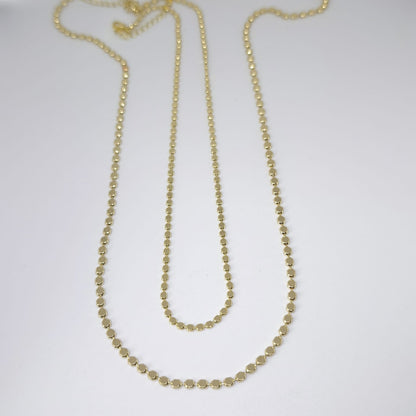 Martelé Collier Doré – Ezme Zincir Kolye | Chérie - cherieonline 40cm