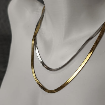 Élégance Collier – Düz İtalyan model 45 cm | Chérie - cherieonline Default Title