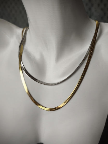 Élégance Collier – Düz İtalyan model 45 cm | Chérie - cherieonline Default Title
