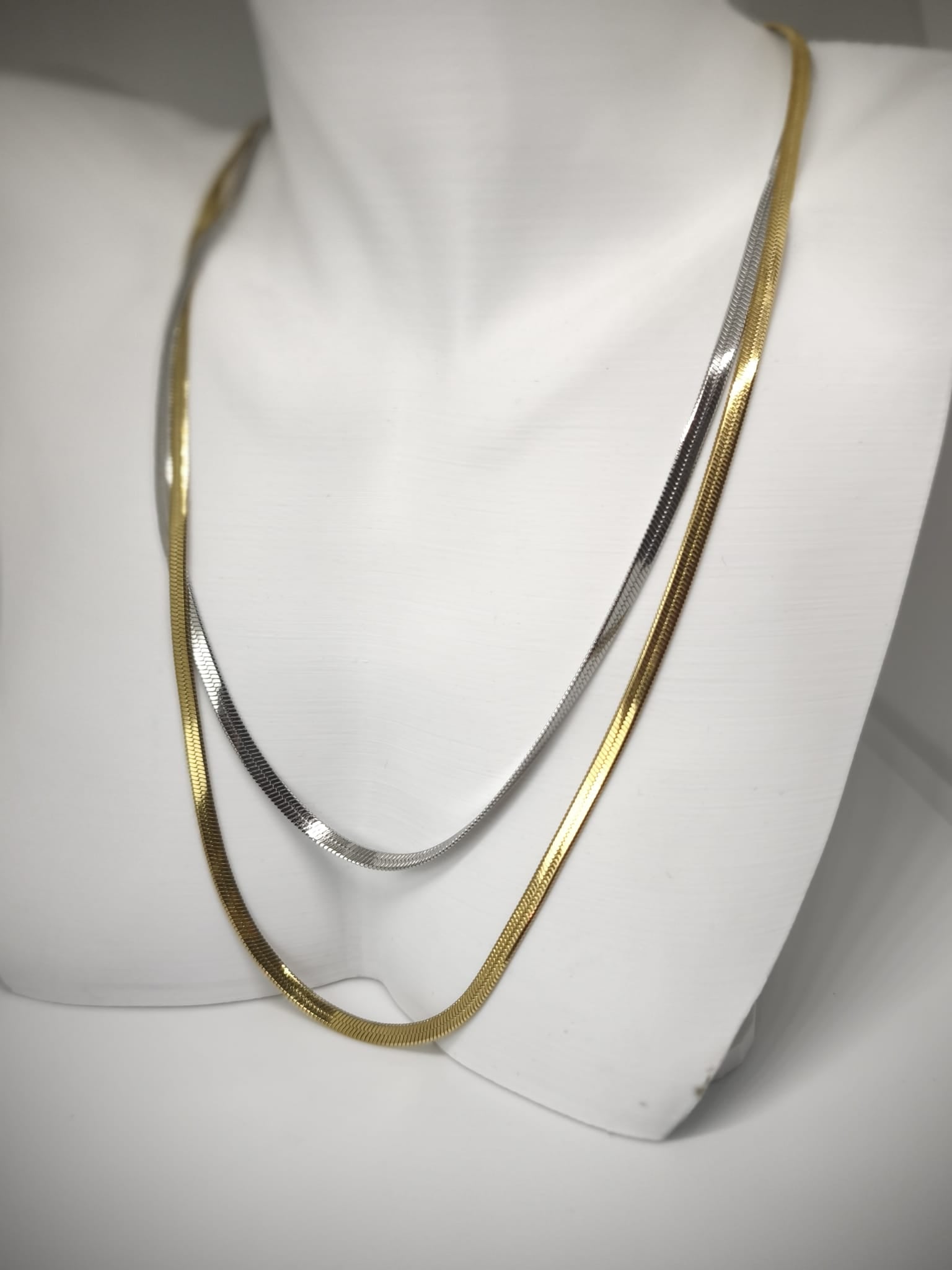 Élégance Collier – Düz İtalyan model 45 cm | Chérie cherieonline