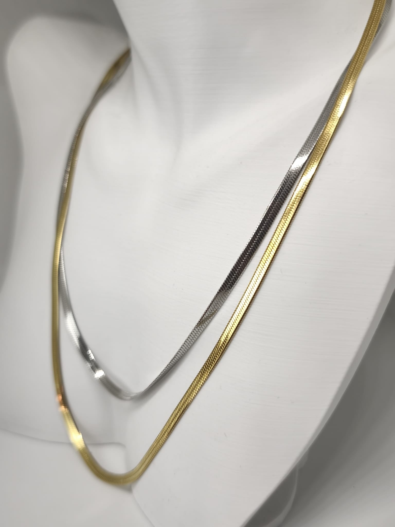 Élégance Collier – Düz İtalyan model 45 cm | Chérie cherieonline