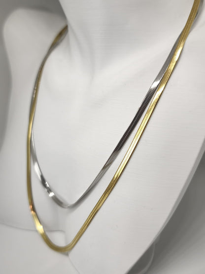 Élégance Collier – Düz İtalyan model 45 cm | Chérie - cherieonline Default Title