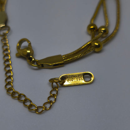 Dorica Collier Doré – Üçlü Dorika | Chérie - cherieonline Default Title