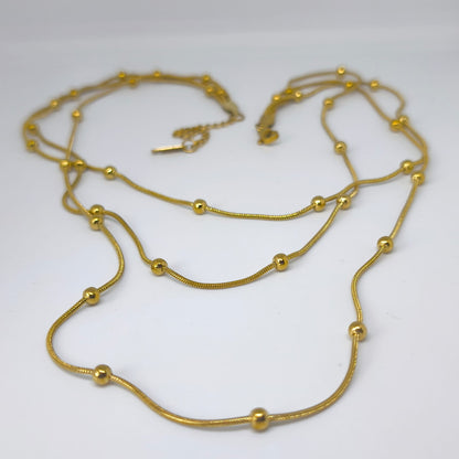 Dorica Collier Doré – Üçlü Dorika | Chérie - cherieonline Default Title