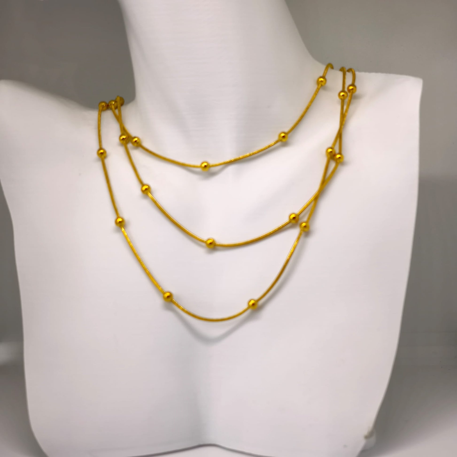 Dorica Collier Doré – Üçlü Dorika | Chérie cherieonline