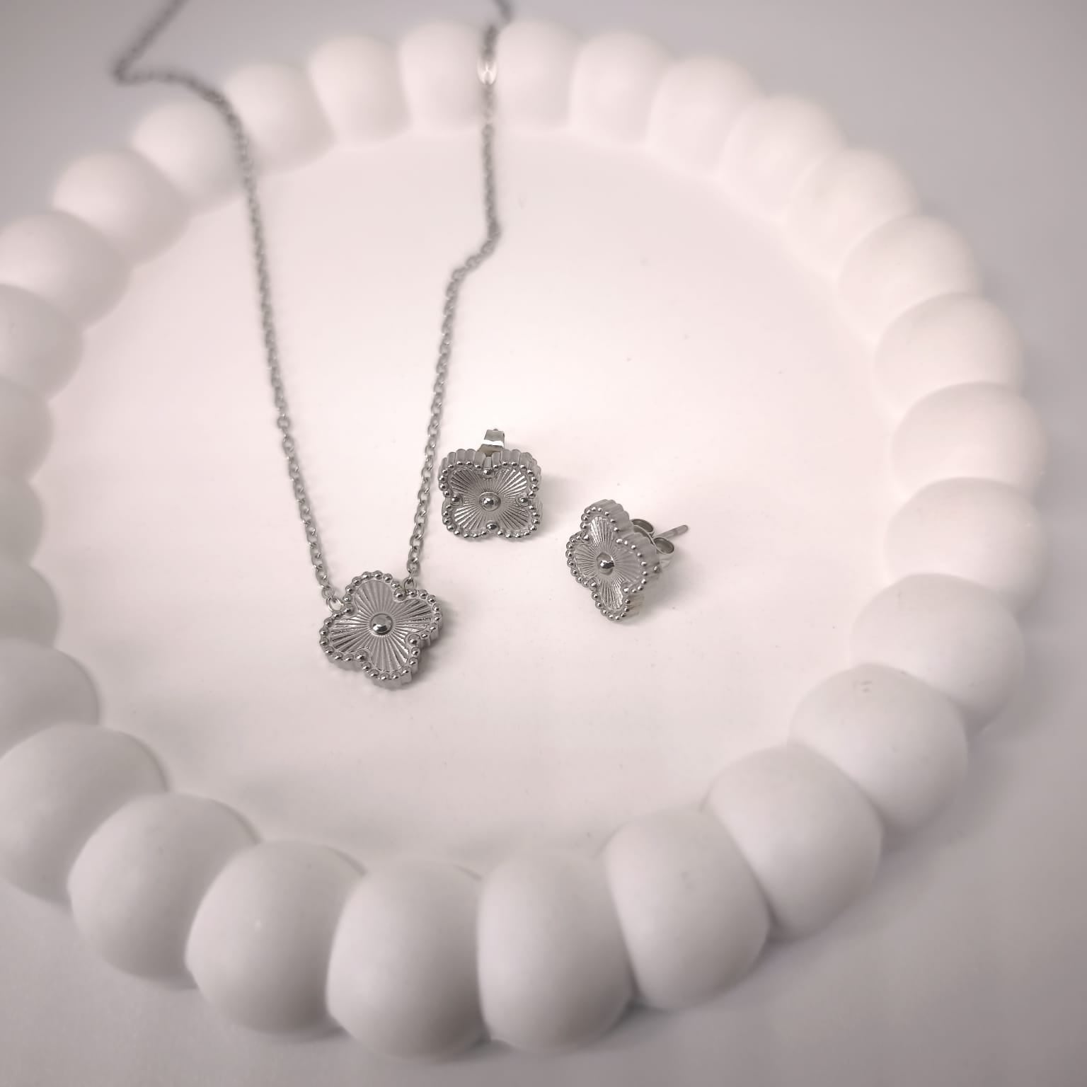 Van Cleef Tarzı Harmonie Parure Gümüş | Chérie cherieonline