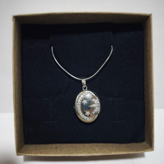 Geceye Fısıldayan Çelik Kapaklı Kolye | Chérie cherieonline