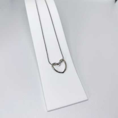 Élégance Collier – Düz zincir 45 cm | Chérie - cherieonline Silver