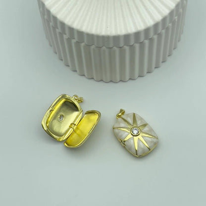 Étoile Sedef Mémoire Collier – Beyaz Kapaklı Kolye | Chérie cherieonline