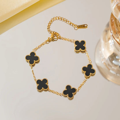 Cloverelle – Dört Yapraklı Yonca Charm Bileklik | Chérie - cherieonline Default Title