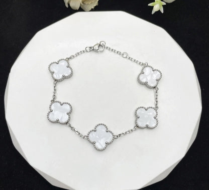 Argent Blanc Van Cleef Bileklik | Chérie - cherieonline Default Title