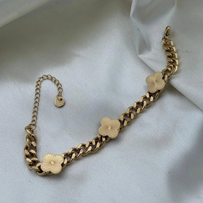 Chaîne Trèfle Van Cleef Bileklik | Chérie - cherieonline Default Title