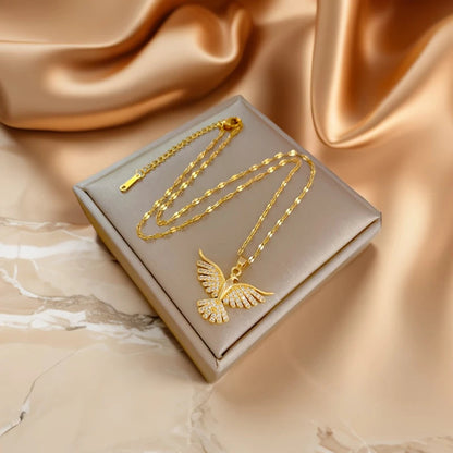 Soléa – Altın Detaylı Zarif Kolye | Chérie - cherieonline Default Title