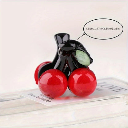 Cerisa – Kırmızı Fiyonk Kiraz Saç Tokası | Chérie - cherieonline Default Title